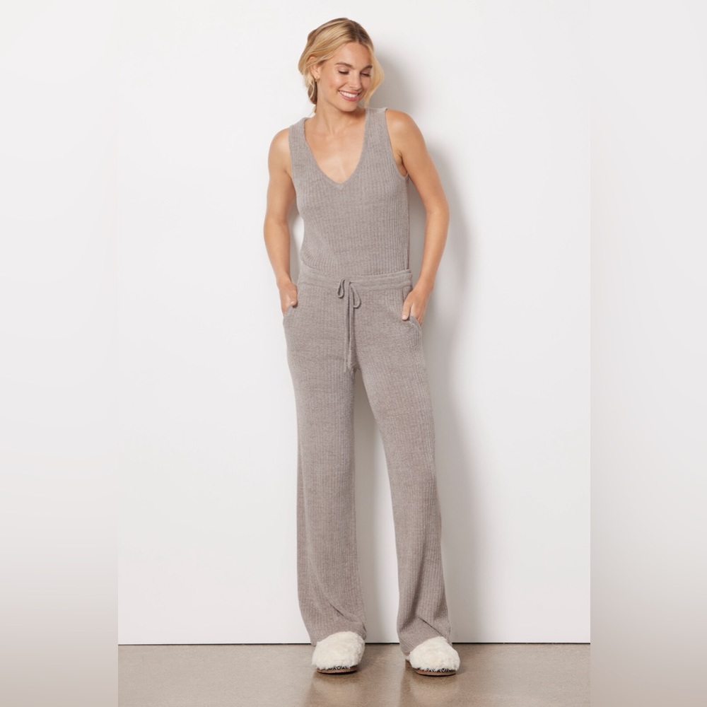 Barefoot Dreams | Ribbed CozyChic Ultra Lite® Knit Lounge Set, Size Large